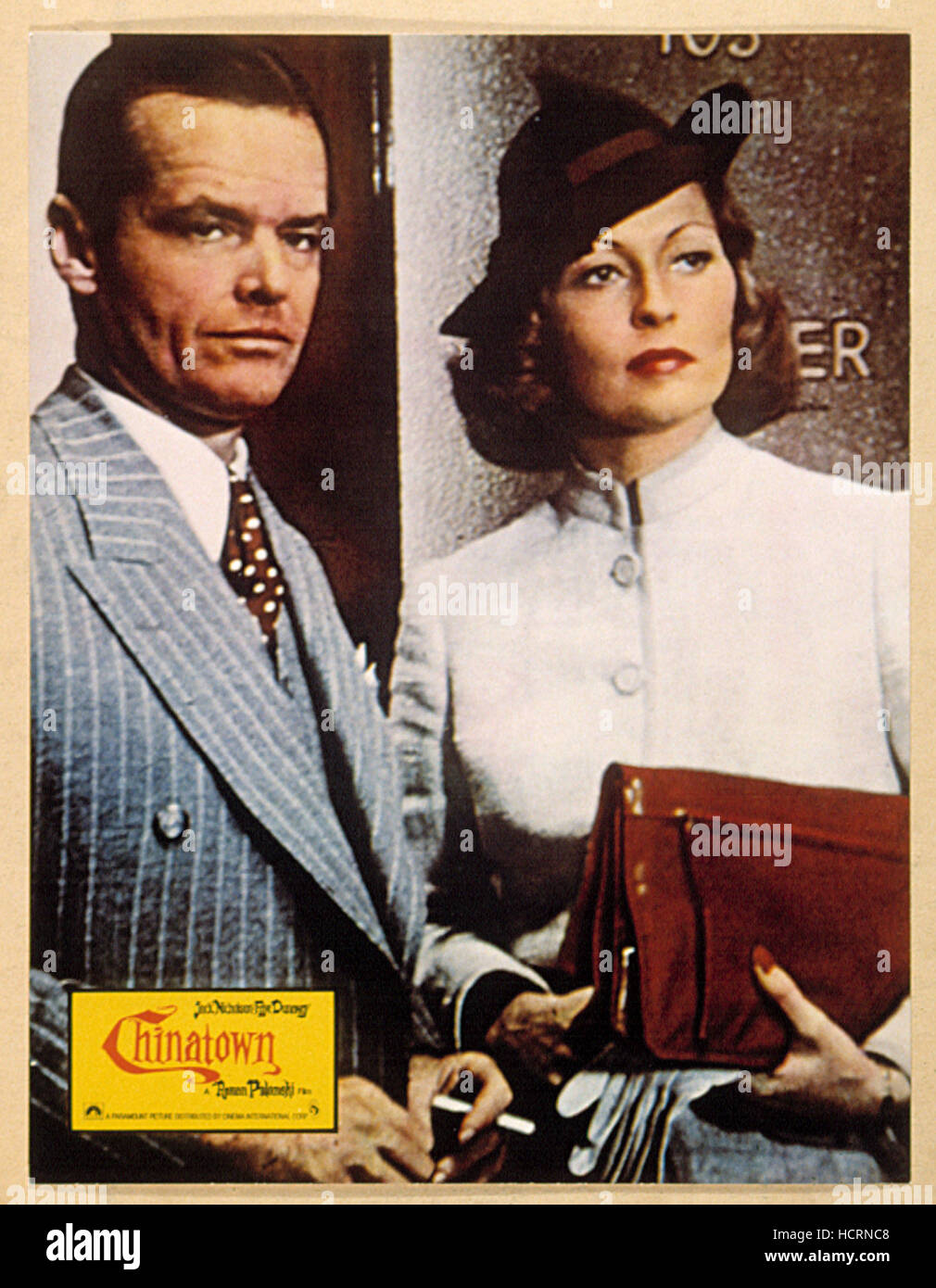 CHINATOWN, Jack Nicholson, Faye Dunaway, 1974 Stock Photo - Alamy