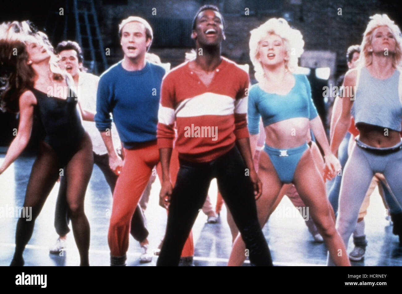 A CHORUS LINE, from left Vicki Frederick, Matt West, Gregg Burge