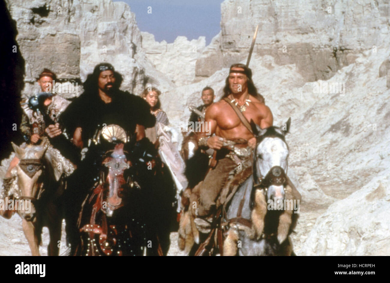 CONAN THE DESTROYER, Wilt Chamberlain, Arnold Schwarzenegger 1984, (c)Universal/courtesy Everett