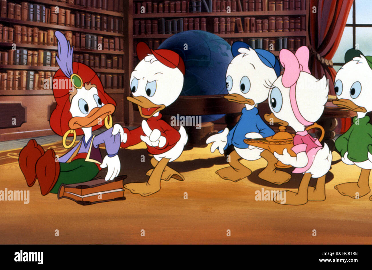 DUCKTALES: THE MOVIE-TREASURE OF THE LOST LAMP, Genie, Huey Duck, Dewey  Duck, Webby Duck, Louie Duck, 1990, (c)Buena Vista Stock Photo - Alamy