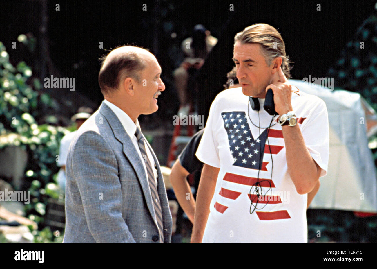 FALLING DOWN, Robert Duvall, being directed by Joel Schumacher, 1993