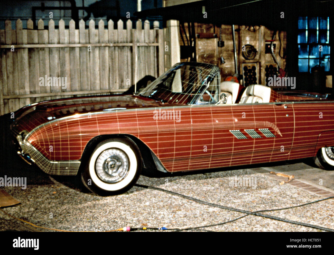 FLUBBER, filming the special effects of the car flying, 1997 Stock