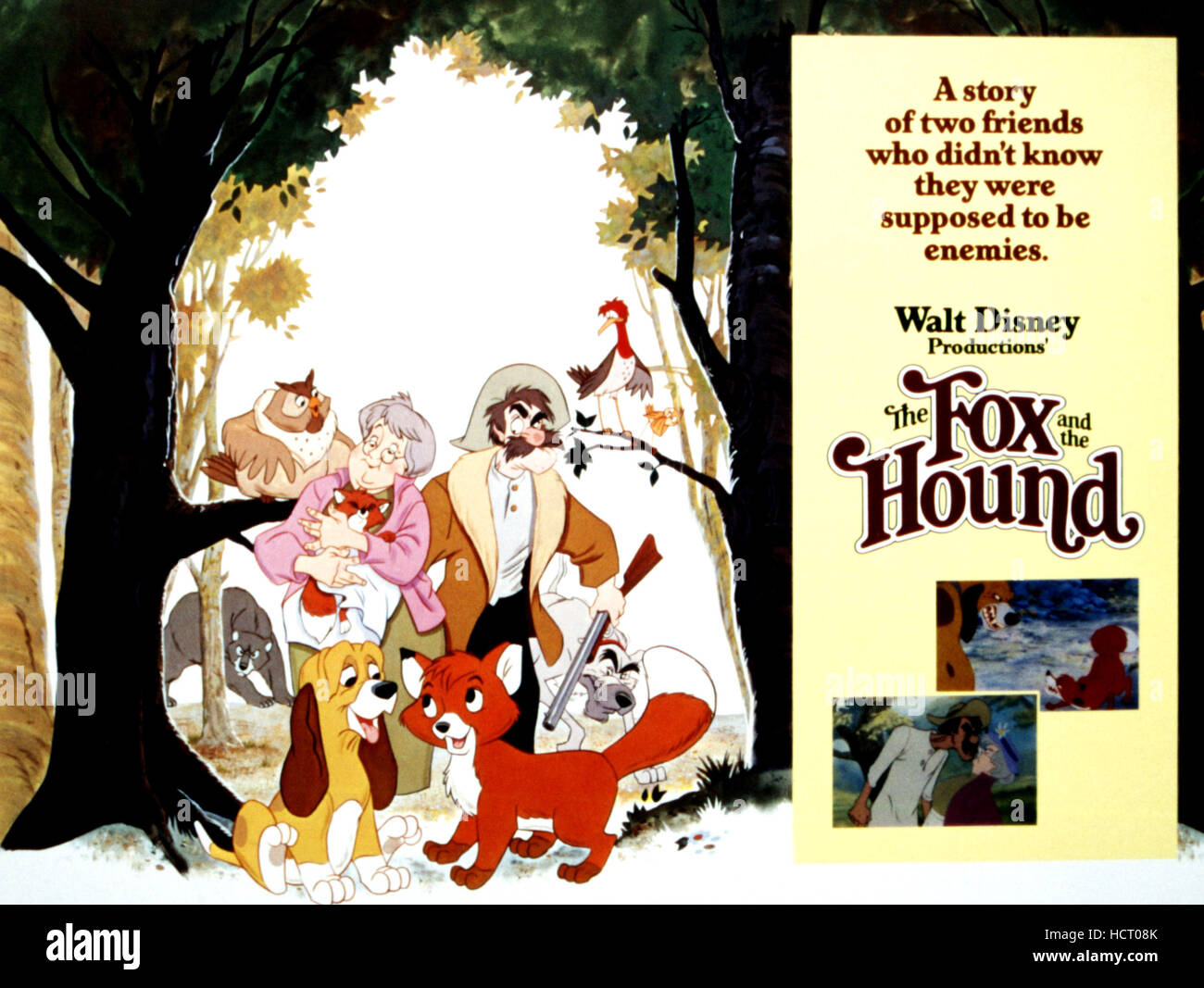 THE FOX AND THE HOUND, front from left: Copper, Tod, 1981, © Buena ...