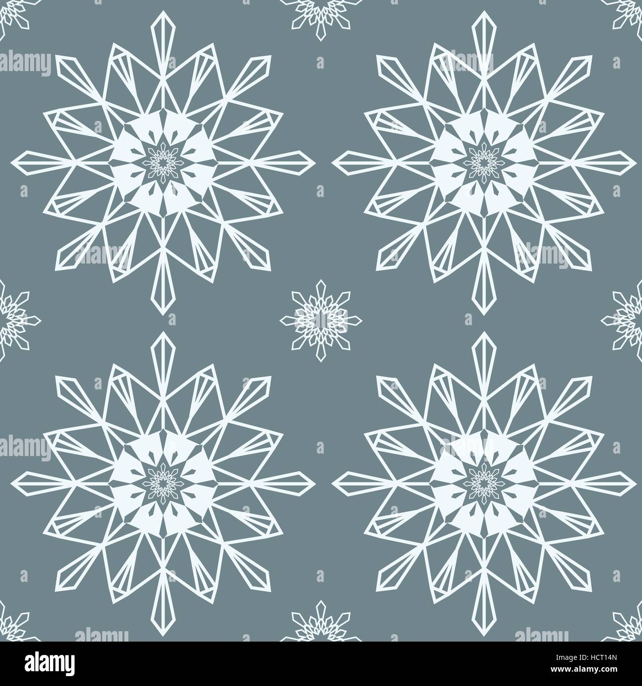 Christmas snowflakes seamless background Stock Vector Image & Art - Alamy