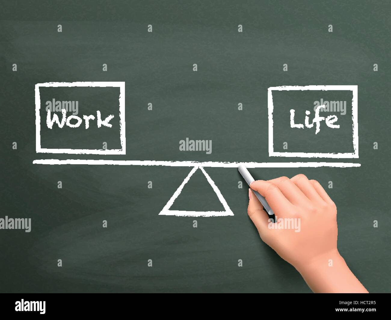 Choosing between career and family work family balance hi-res stock ...