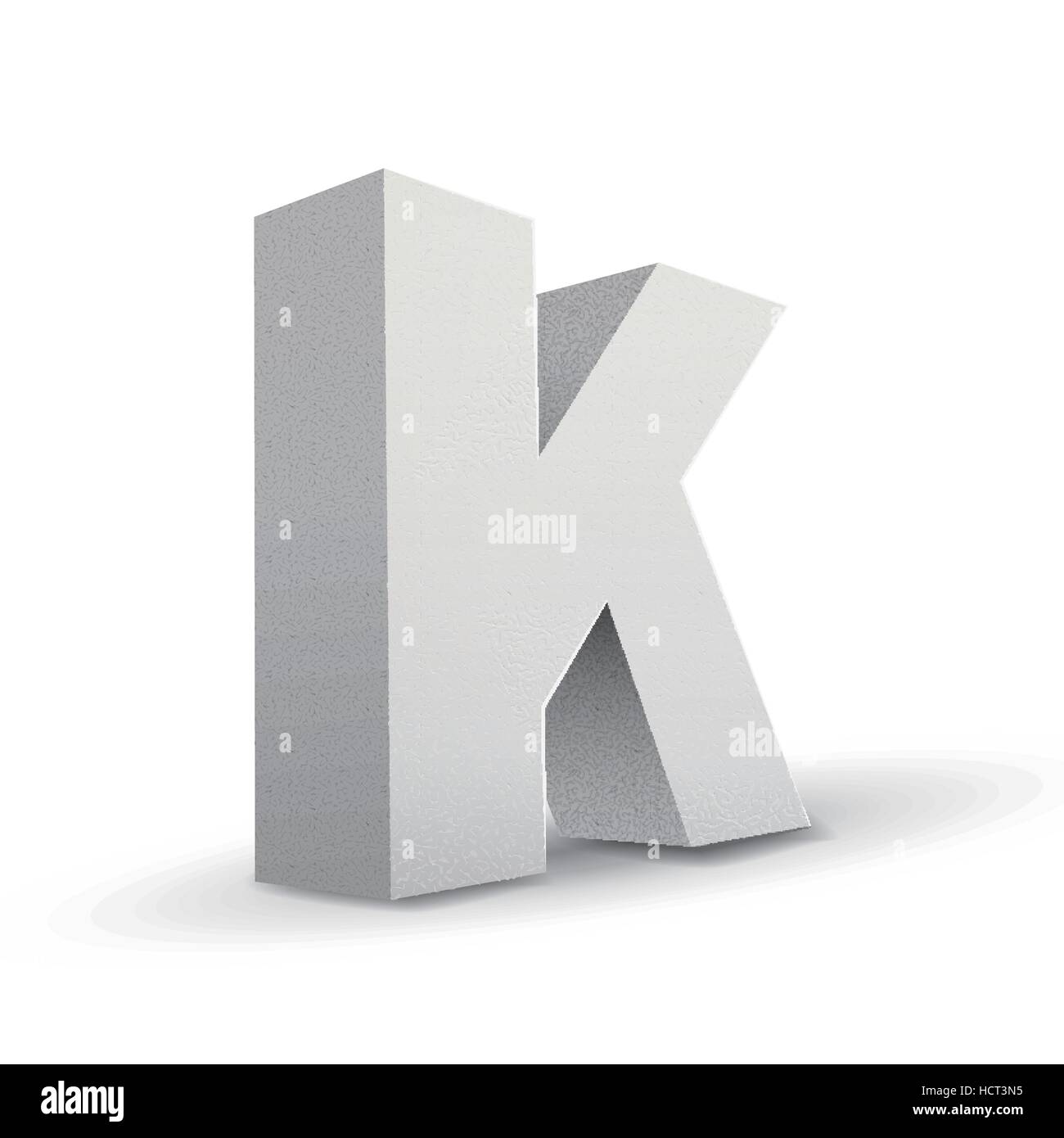 white letter K isolated on white background Stock Vector Image & Art