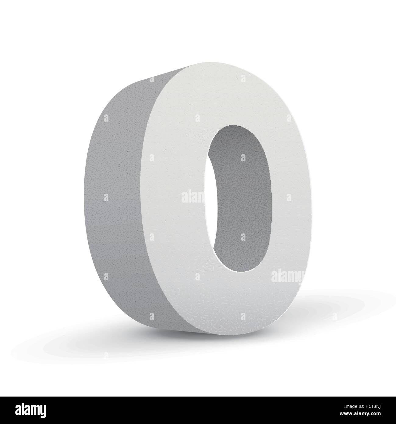 white letter O isolated on white background Stock Vector Image & Art ...
