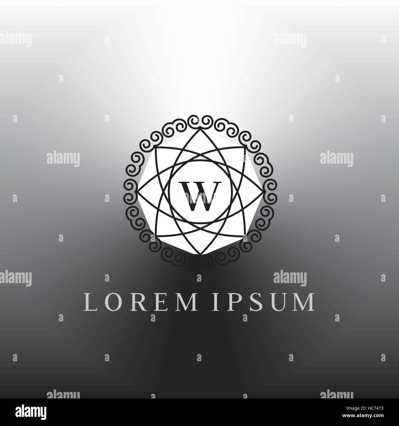 W letter business vector logo design. Initial letter brand identity ...