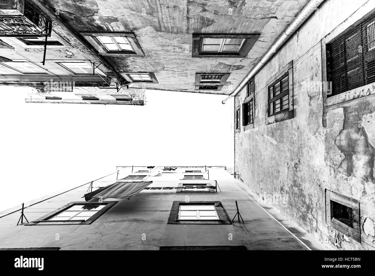 Prospect of old buildings, some old houses detail Stock Photo Alamy