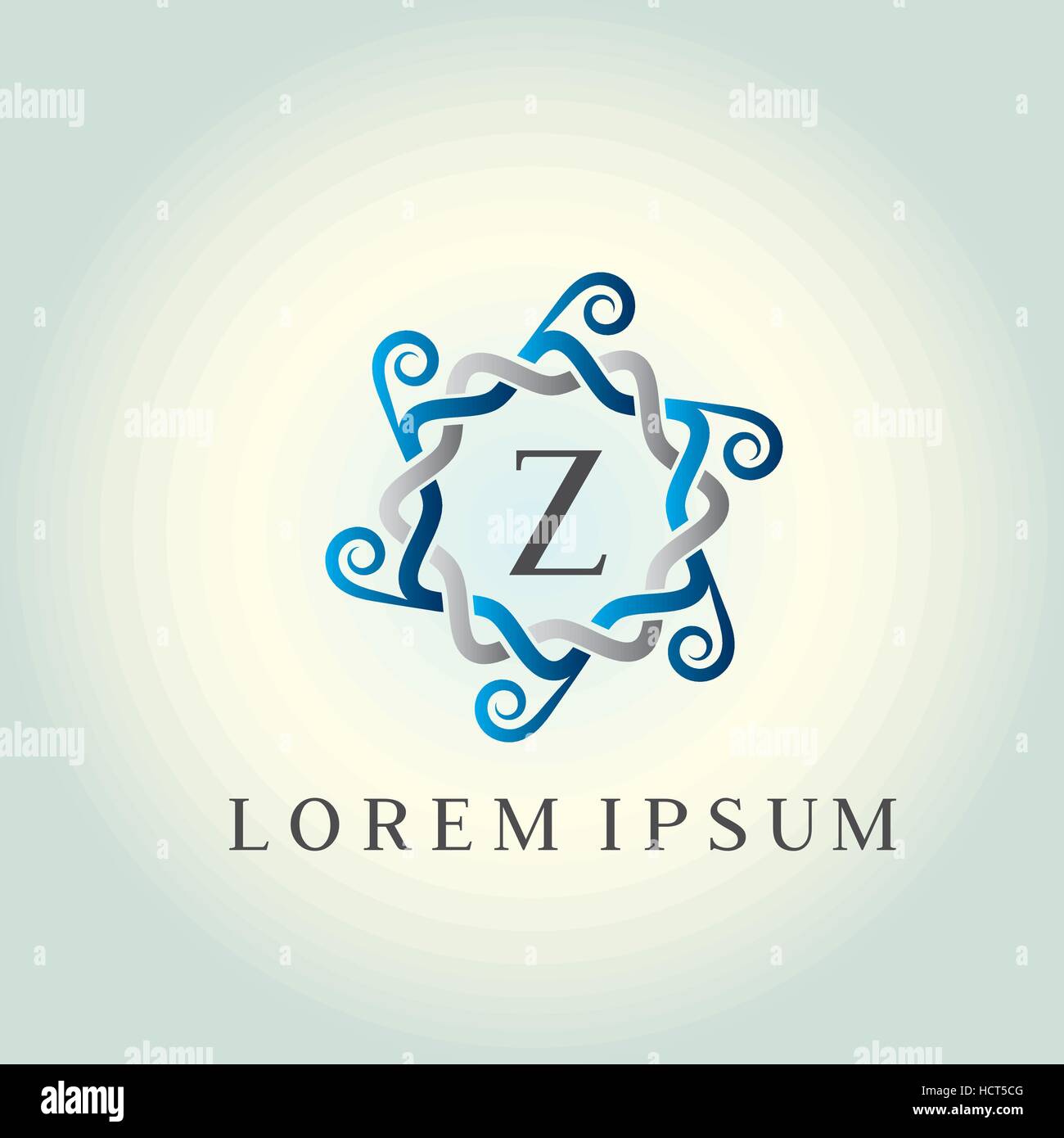 Z letter vector logo design template. Luxury monogram for hotel Inside Z Label Template