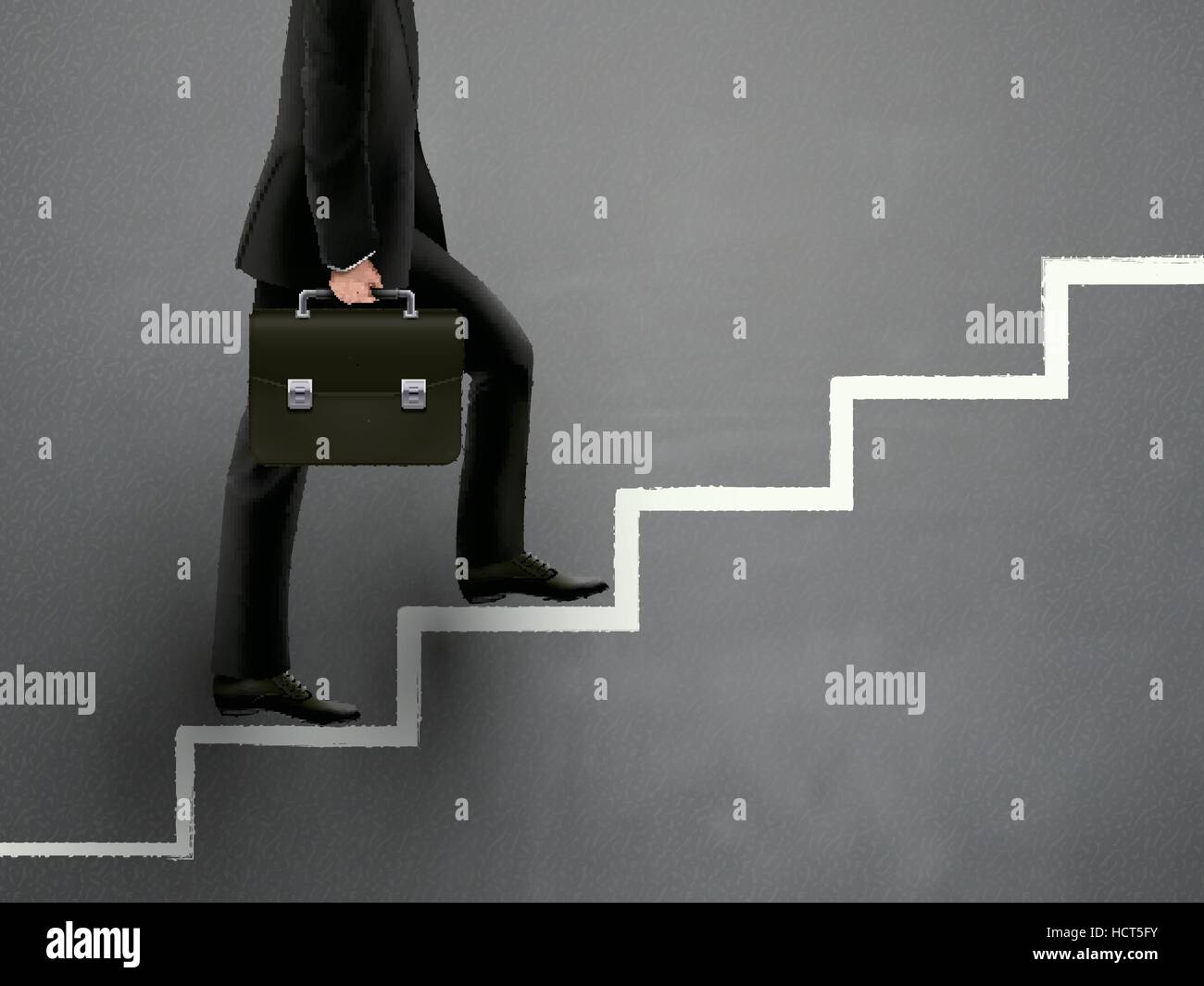 Walking up stairs Stock Vector Images - Alamy