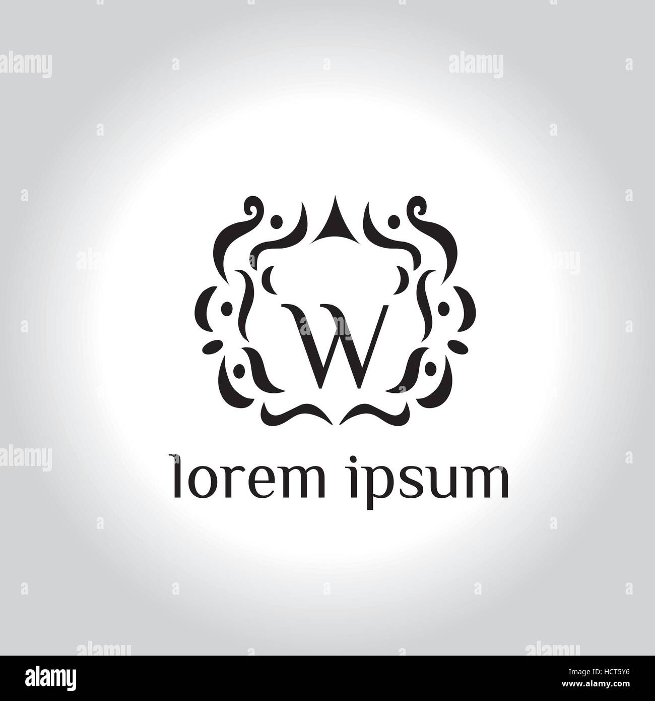 W letter business vector logo design. Initial letter brand identity ...