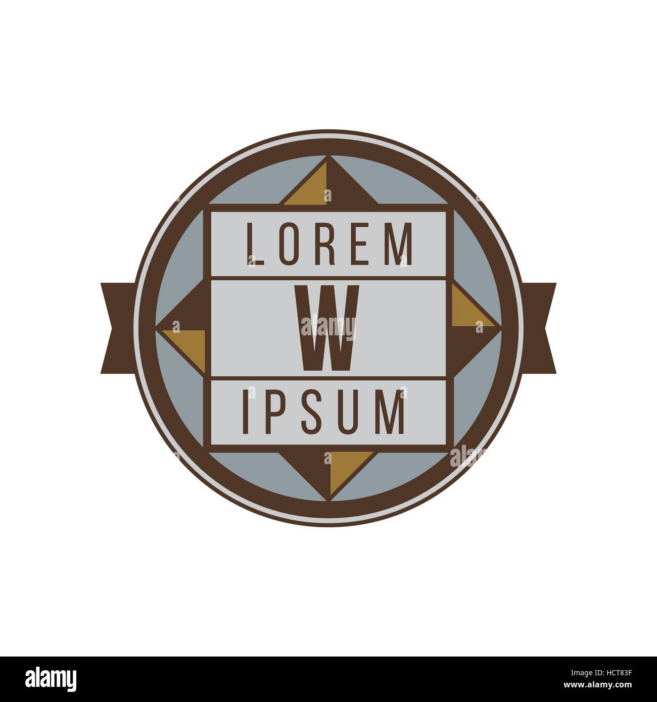 W letter business vector logo design. Initial letter brand identity ...