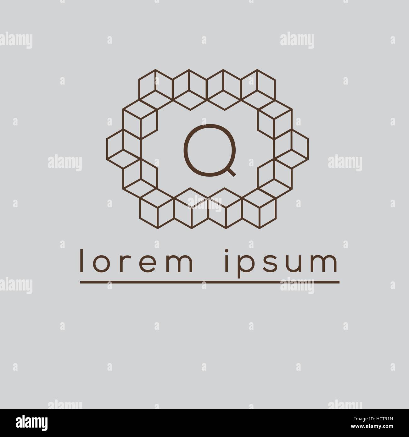 Q letter vector logo design template. Luxury monogram for hotel ...