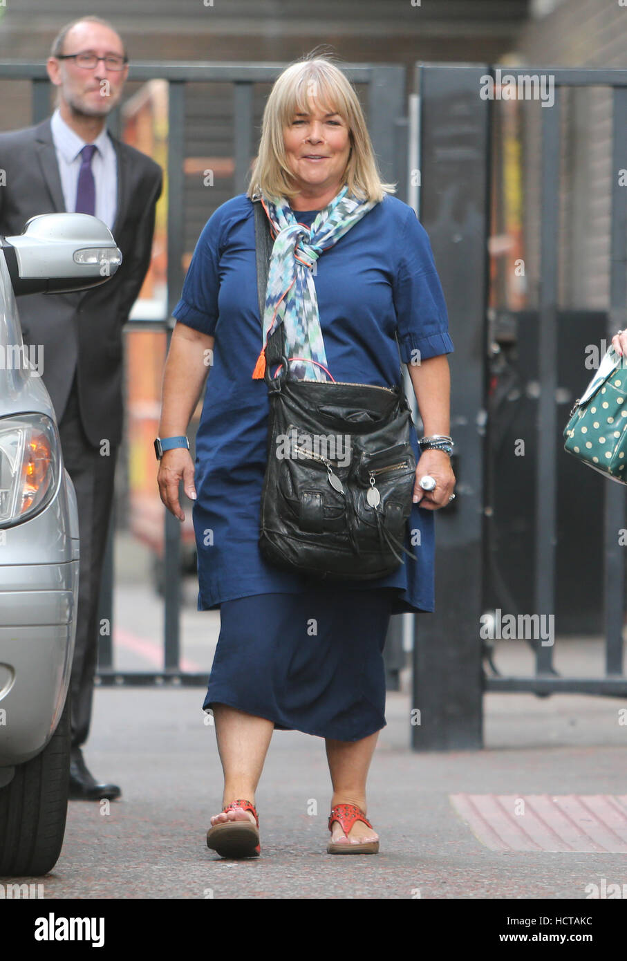 Linda Robson outside ITV Studios Featuring: Linda Robson Where: London ...