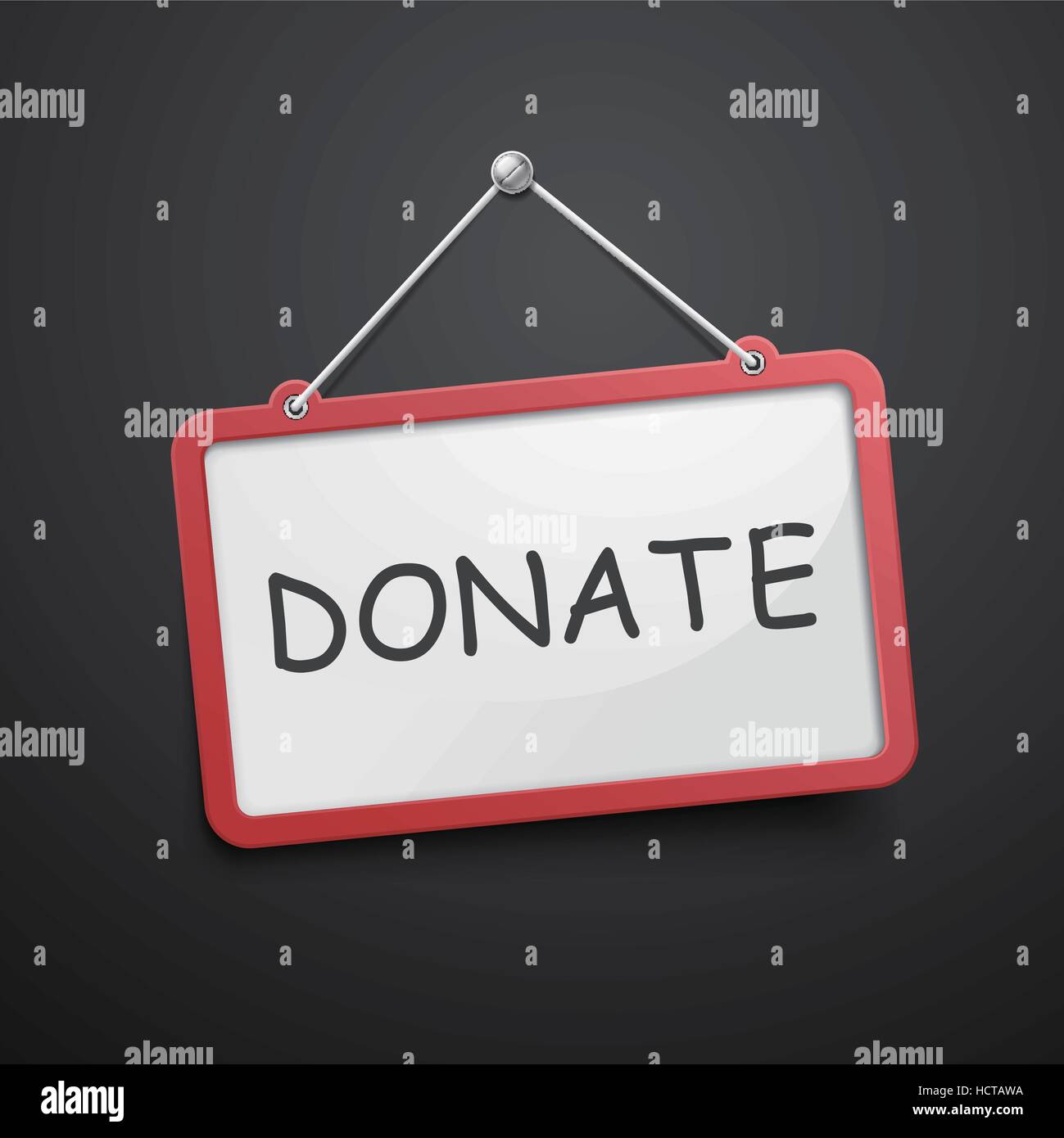 Please Donate and Give Green Sign Set Stock Vector Image & Art - Alamy