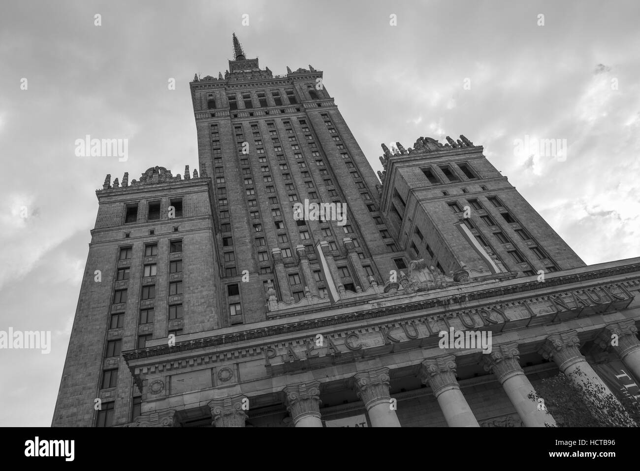 The Palace of Culture and Science is a building located in Warsaw, was