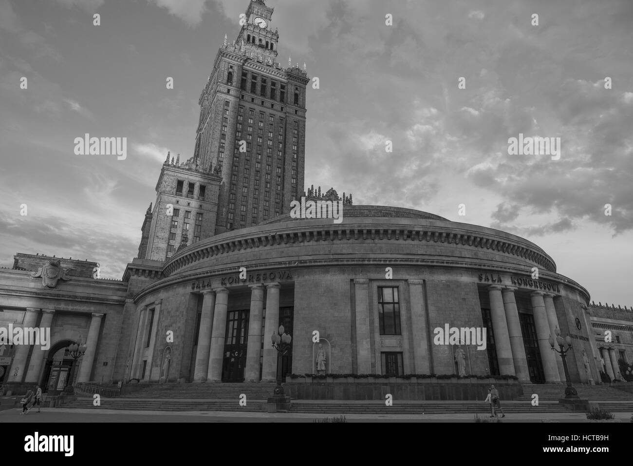 The Palace of Culture and Science is a building located in Warsaw, was