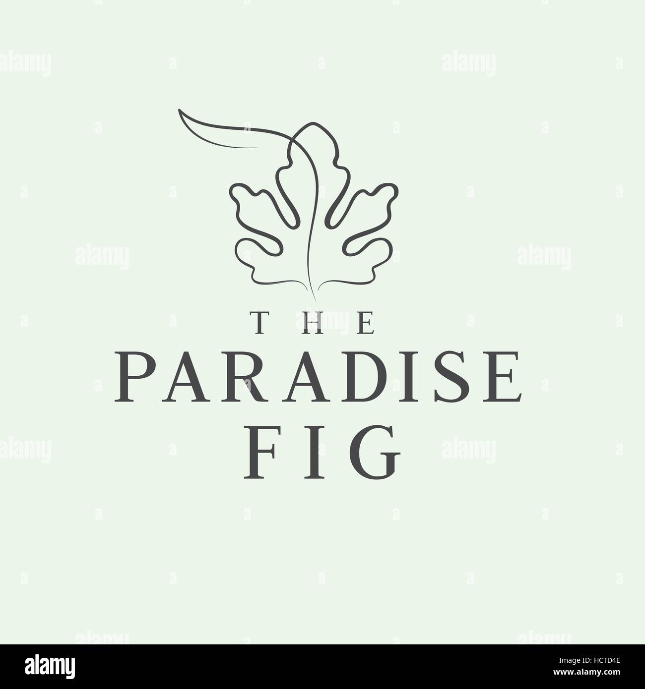 Fig vector logo Stock Vector Image & Art Alamy