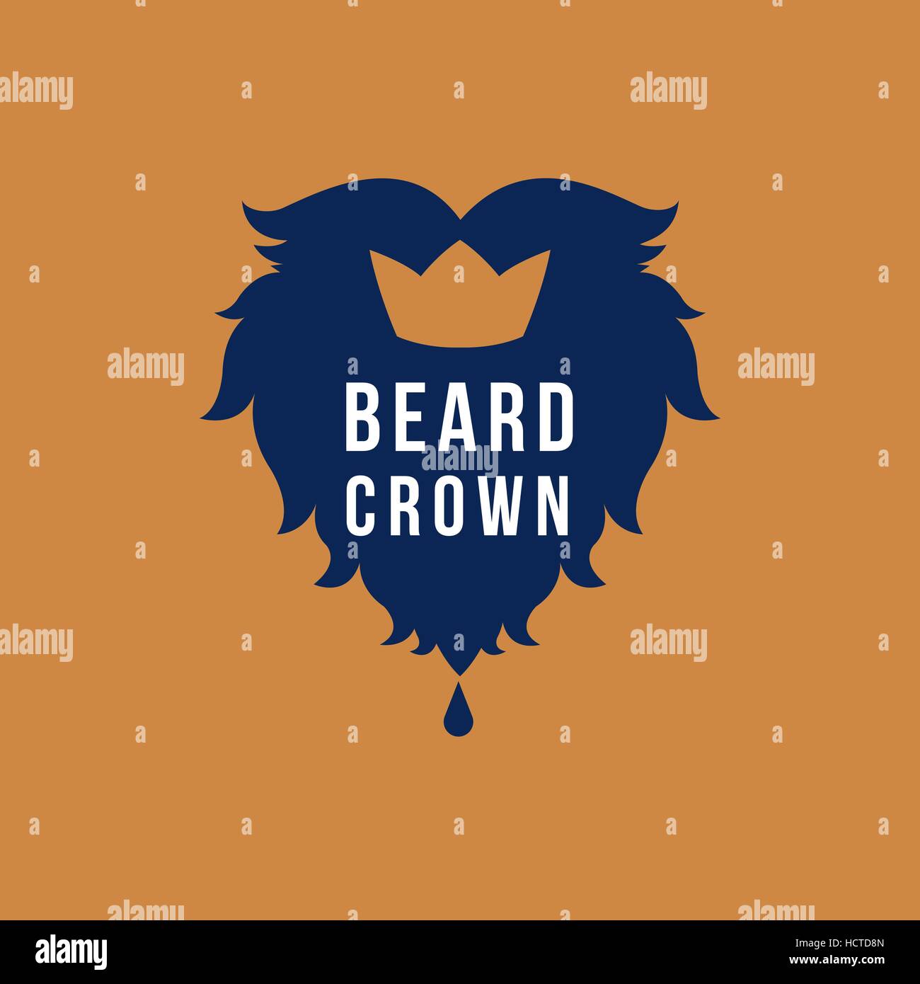 Beard king Stock Vector Images Alamy