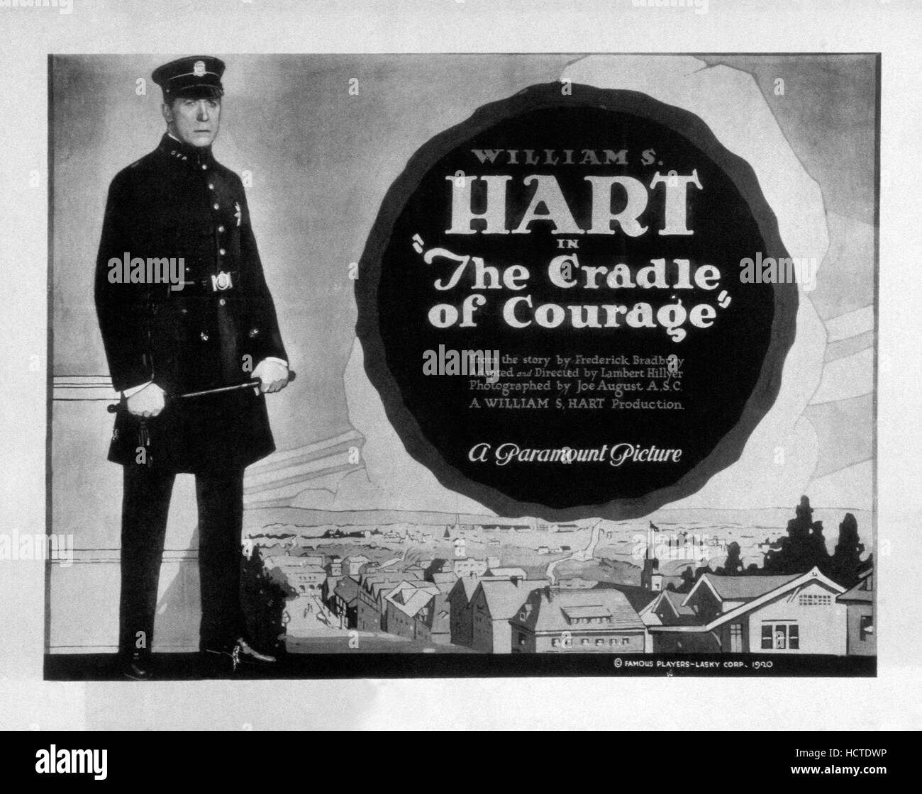 THE CRADLE OF COURAGE, Willima S. Hart, 1920 Stock Photo - Alamy