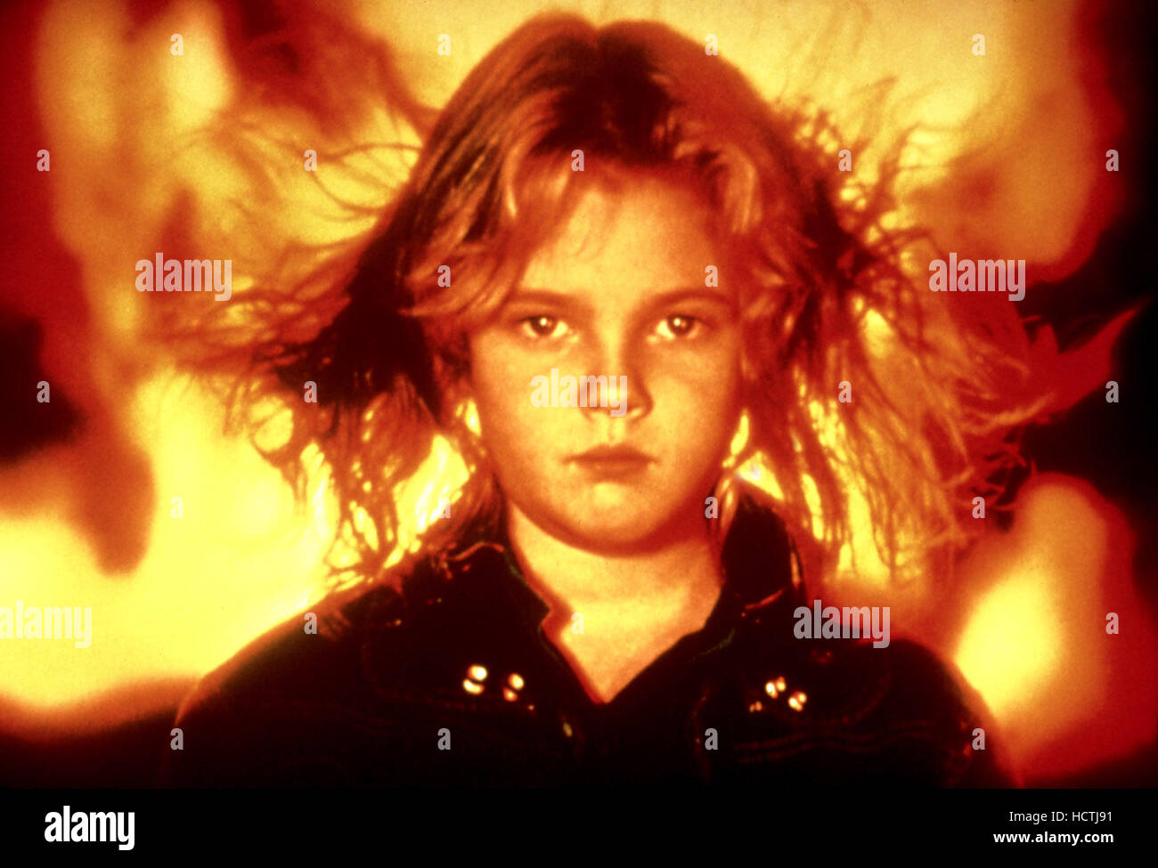 FIRESTARTER, Drew Barrymore, 1984, fire Stock Photo - Alamy