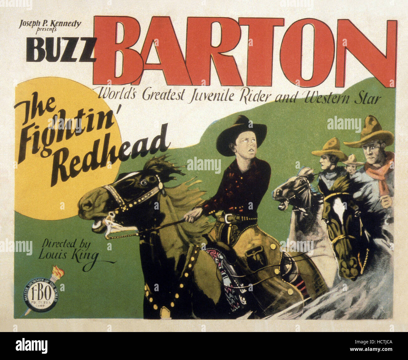 THE FIGHTIN' REDHEAD, Buzz Barton (center), 1928 Stock Photo Alamy