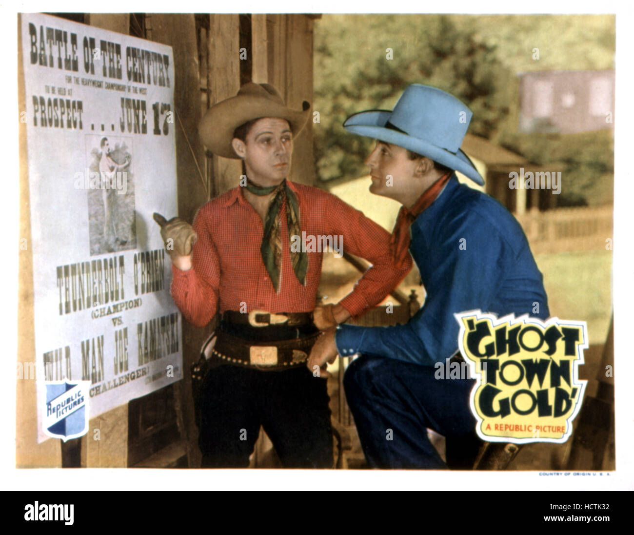 GHOST TOWN GOLD, Robert Livingston, Ray Corrigan, 1936 Stock Photo - Alamy