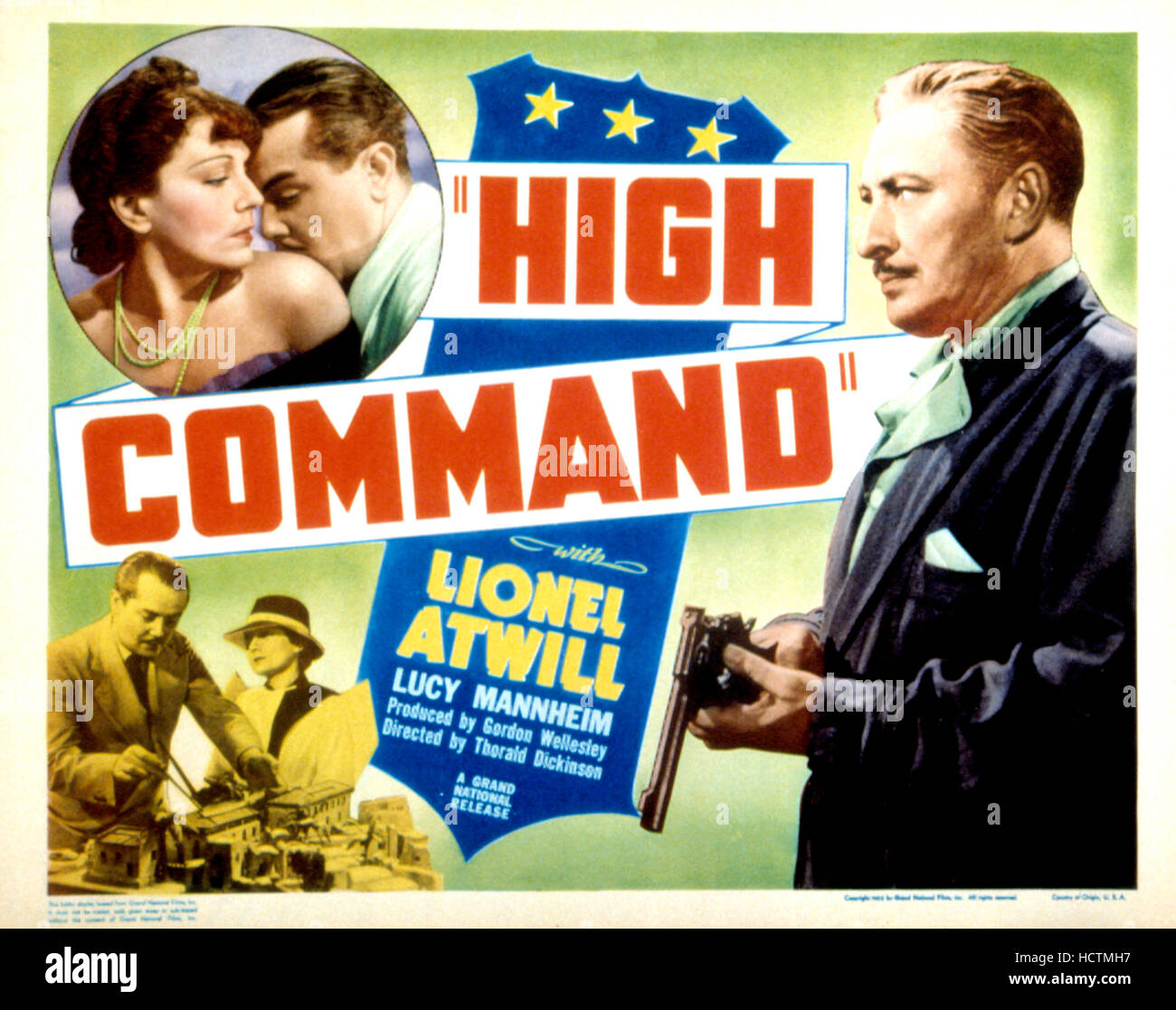 THE HIGH COMMAND, Lionel Atwill, 1938 Stock Photo