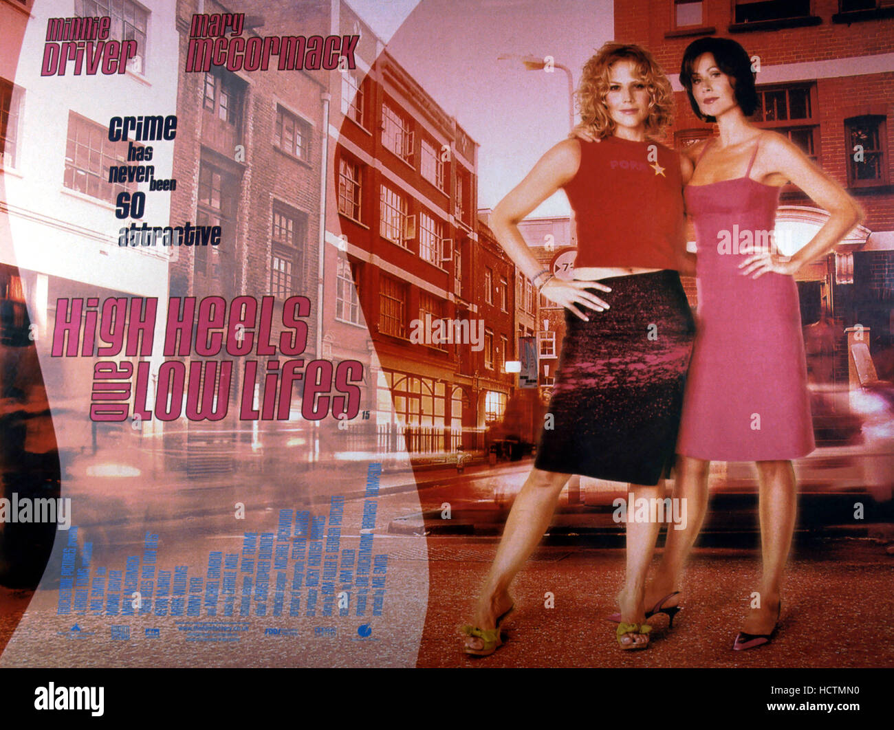 HIGH HEELS AND LOW LIVES, British poster, from left Mary McCormack