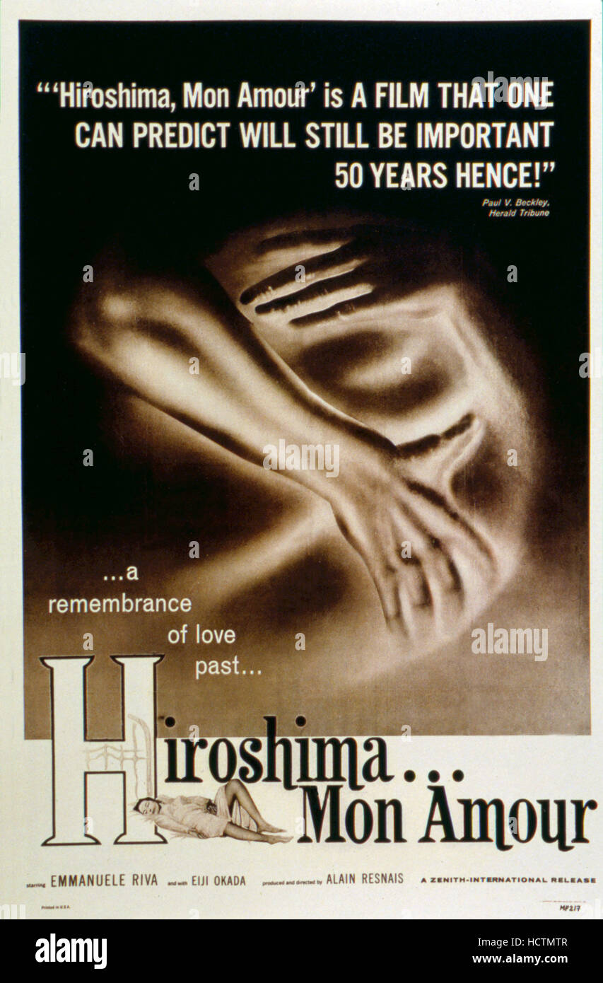 HIROSHIMA MON AMOUR, Poster art, 1959 Stock Photo - Alamy