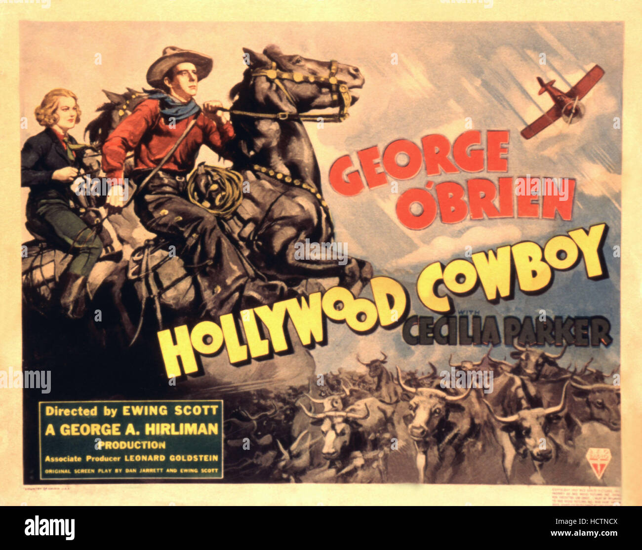 HOLLYWOOD COWBOY (aka WINGS OVER WYOMING), Cecilia Parker, O