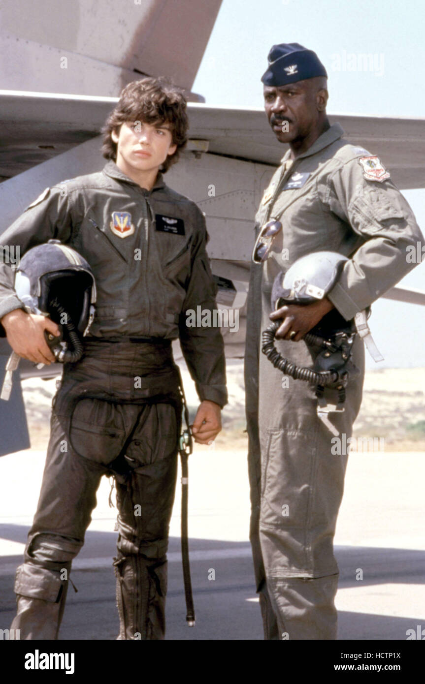 IRON EAGLE, Jason Gedrick, Louis Gossett Jr., 1986. ©TriStar Pictures