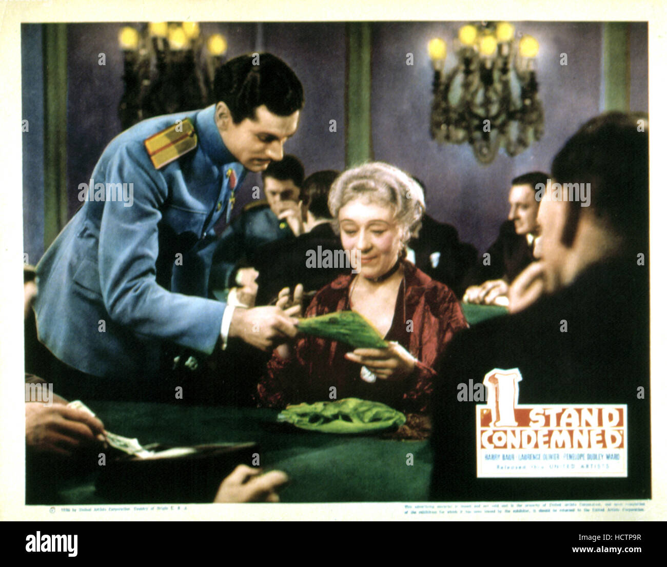 I STAND CONDEMNED, Laurence Olivier, Athene Seyler, 1935 Stock Photo