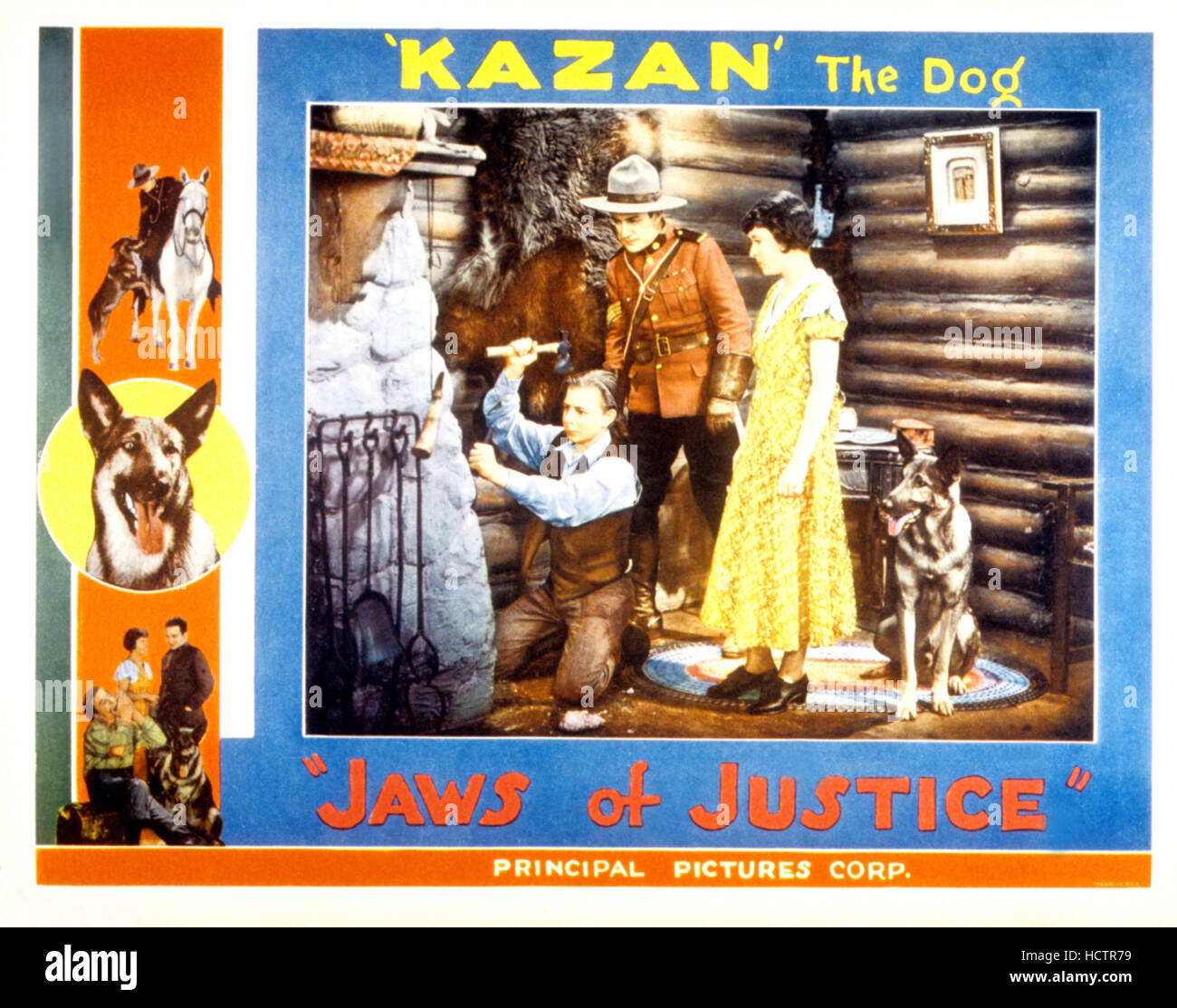 JAWS OF JUSTICE, left border center and inset far right