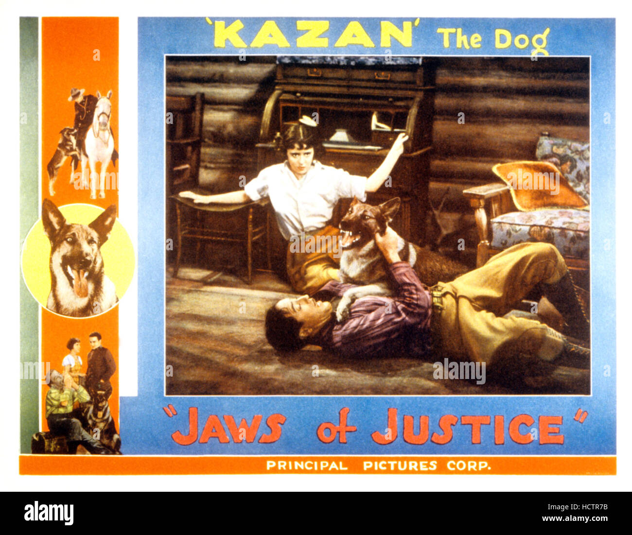 JAWS OF JUSTICE, left Ruth Sullivan, Kazan the Wonder Dog