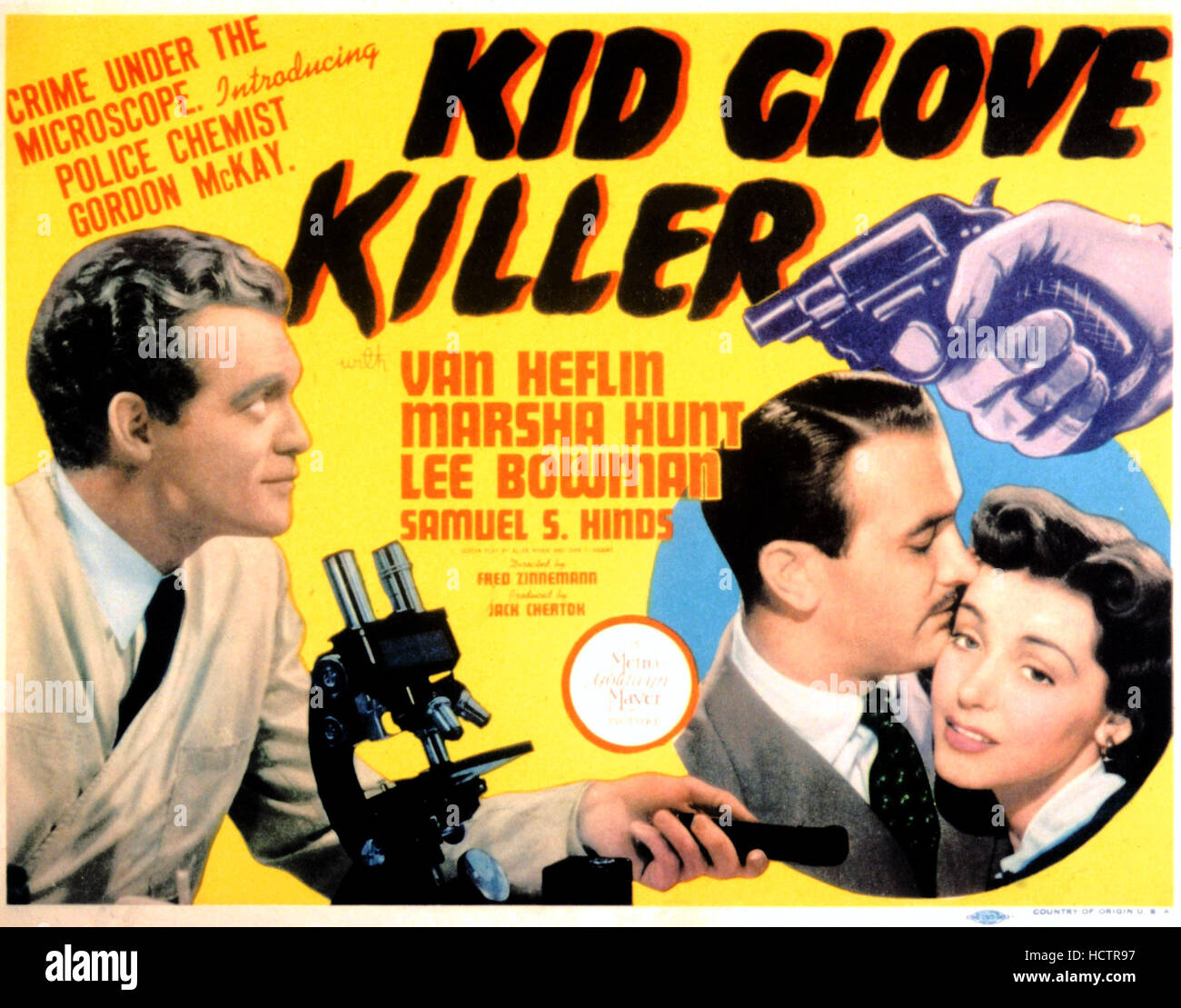 KID GLOVE KILLER, Van Heflin, Lee Bowman, Marsha Hunt, 1942 Stock Photo