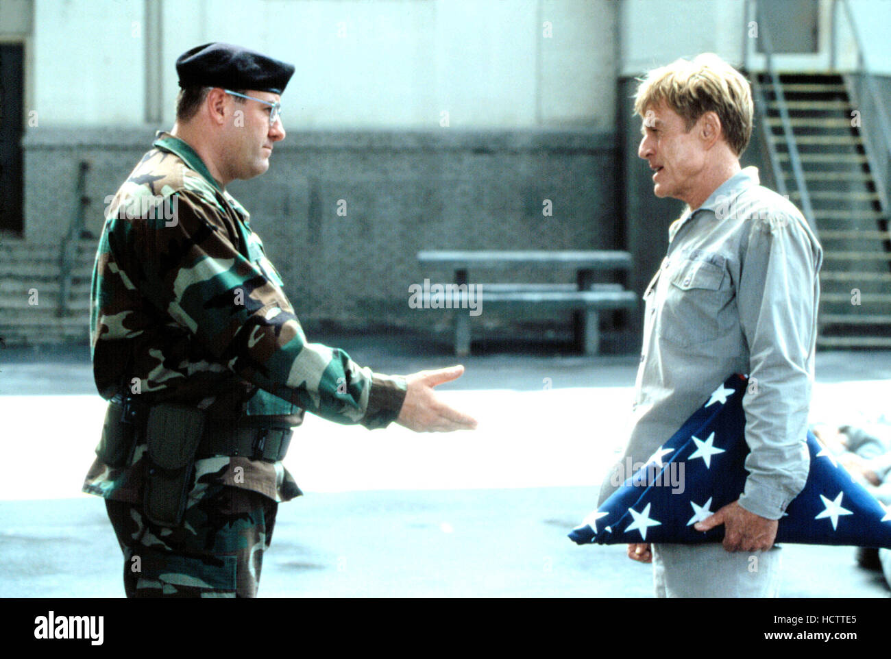 LAST CASTLE, James Gandolfini, Robert Redford, 2001 Stock Photo Alamy