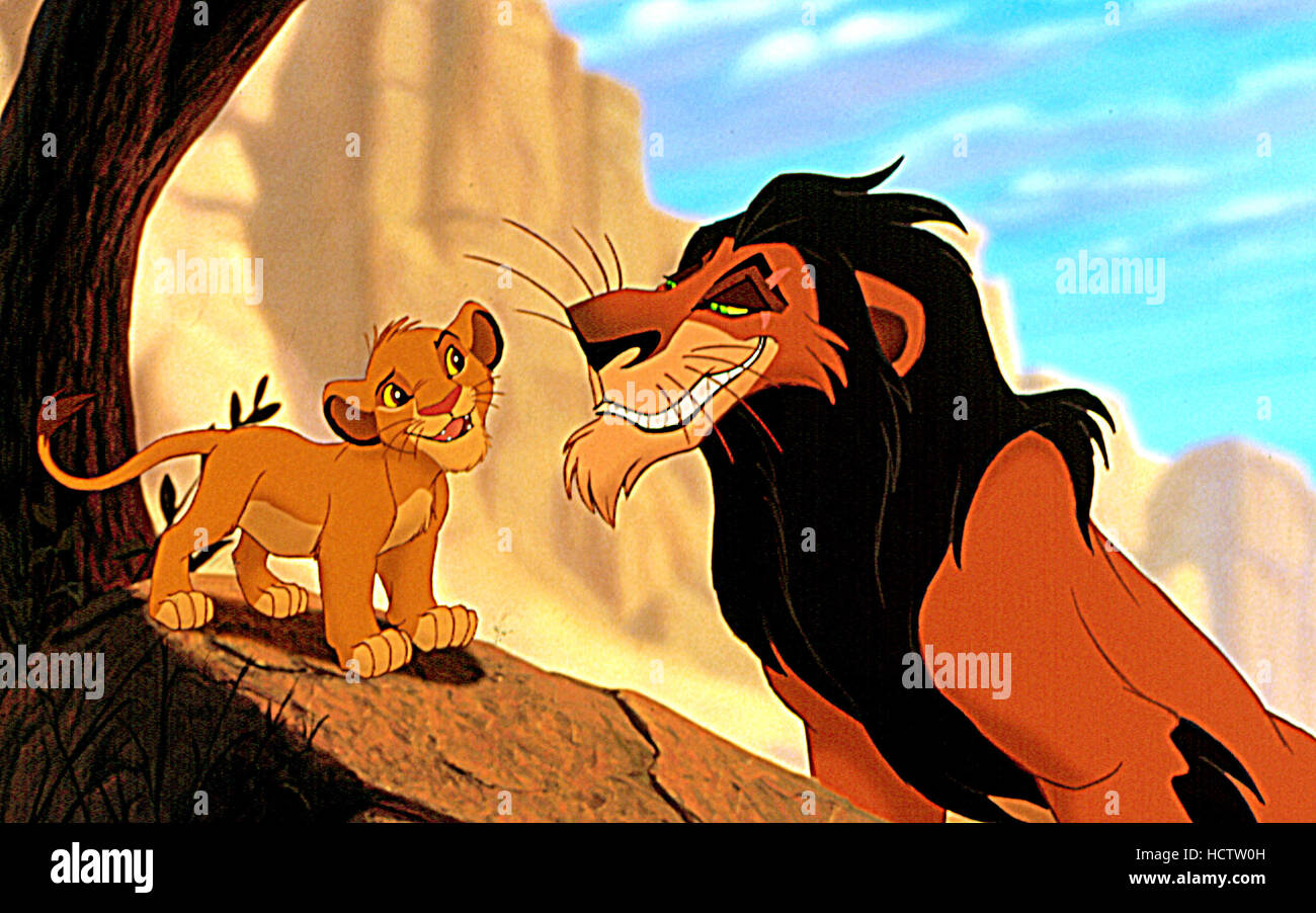 THE LION KING, Simba, Scar, 1994. ©Buena Vista Pictures/Courtesy ...