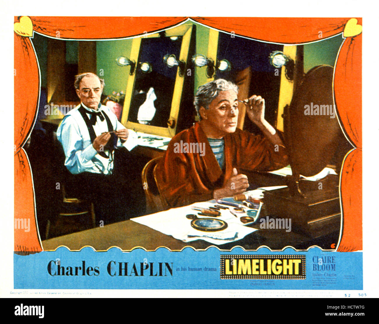 LIMELIGHT, Buster Keaton, Charlie Chaplin, 1952 [US Oscar recognition