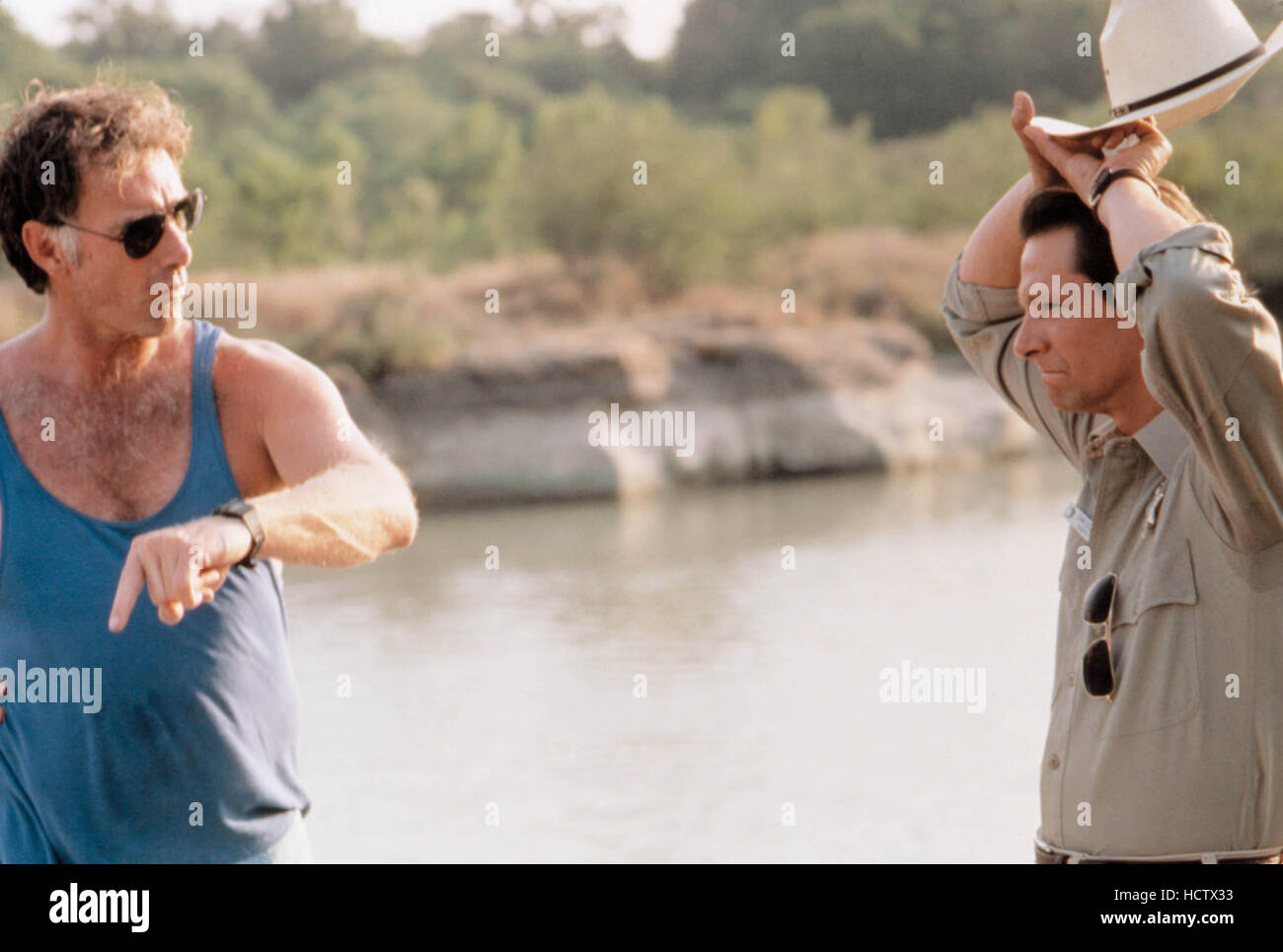 LONE STAR, John Sayles driecting Chris Cooper, 1996 Stock Photo Alamy