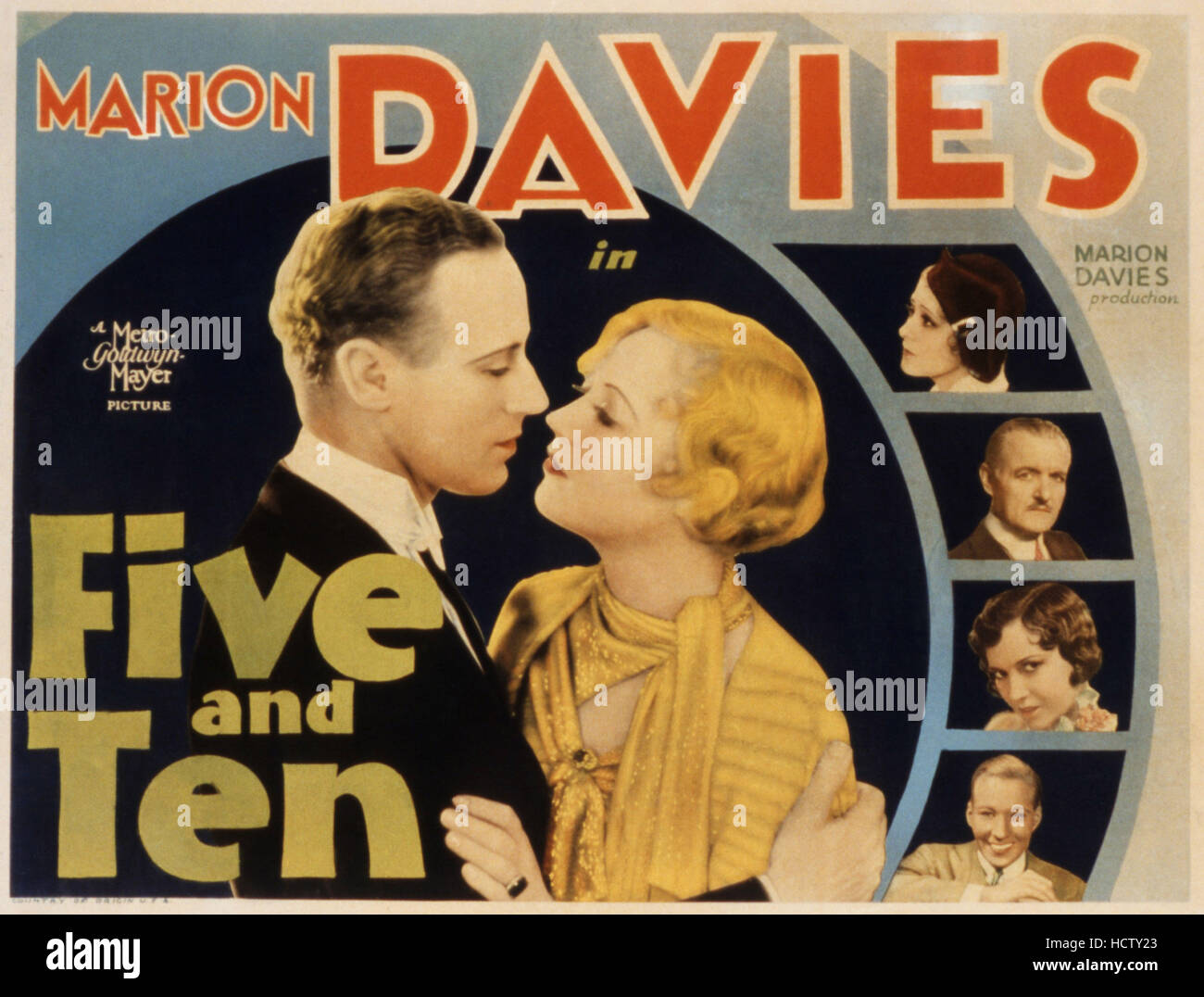 FIVE AND TEN, Leslie Howard, Marion Davies, Irene Rich, Richard Bennett,  Mary Duncan, Douglass Montgomery, 1931 Stock Photo - Alamy