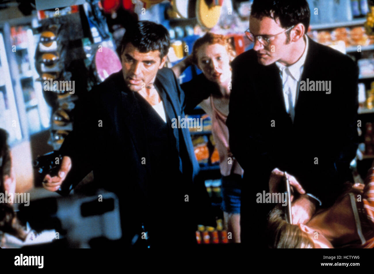 FROM DUSK TIL DAWN, Quentin Tarantino, Clooney, 1996 Stock Photo Alamy