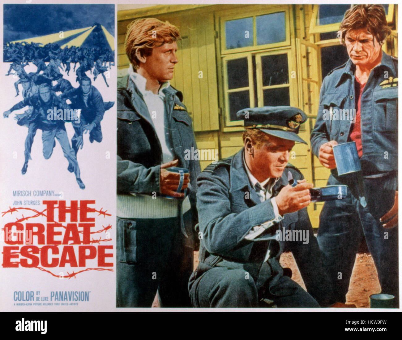 THE GREAT ESCAPE, John Leyton, Richard Attenborough, Charles Bronson