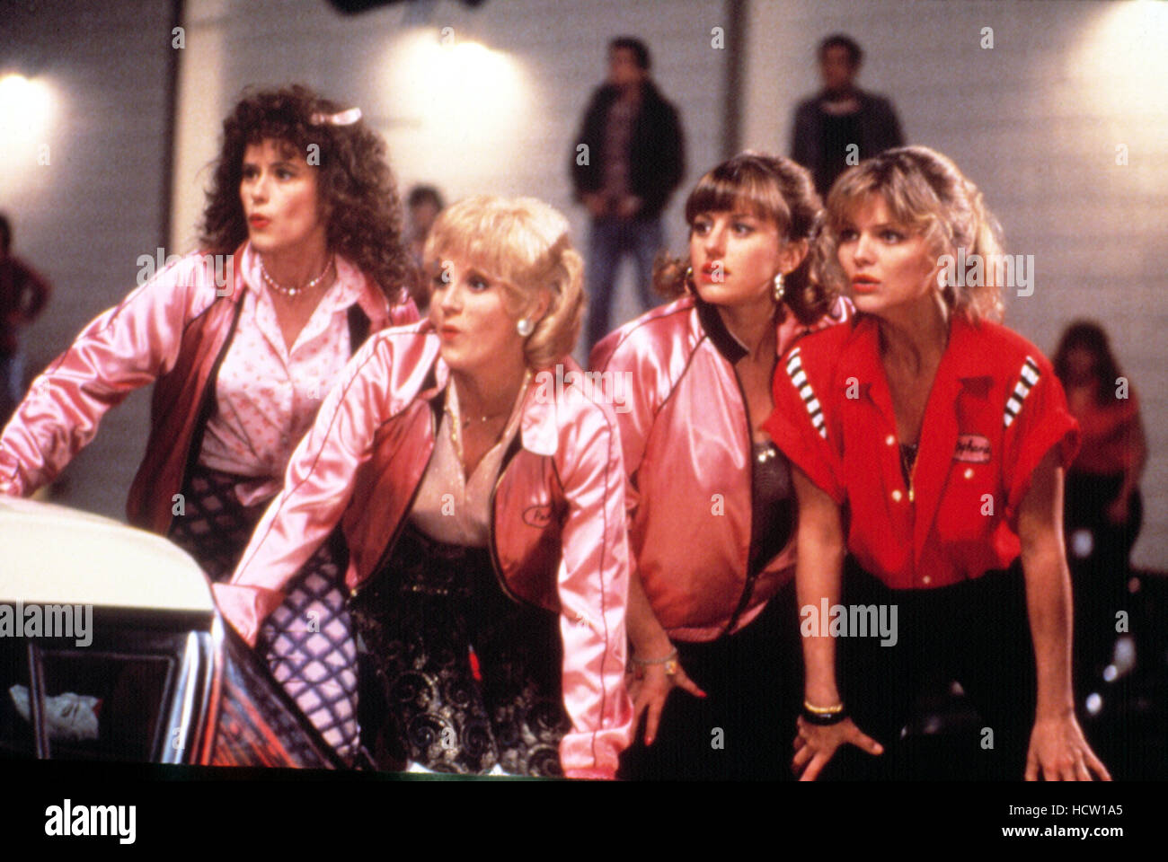 GREASE 2, Maureen Teefy, Lorna Luft, Alison Price, Michelle Pfeiffer