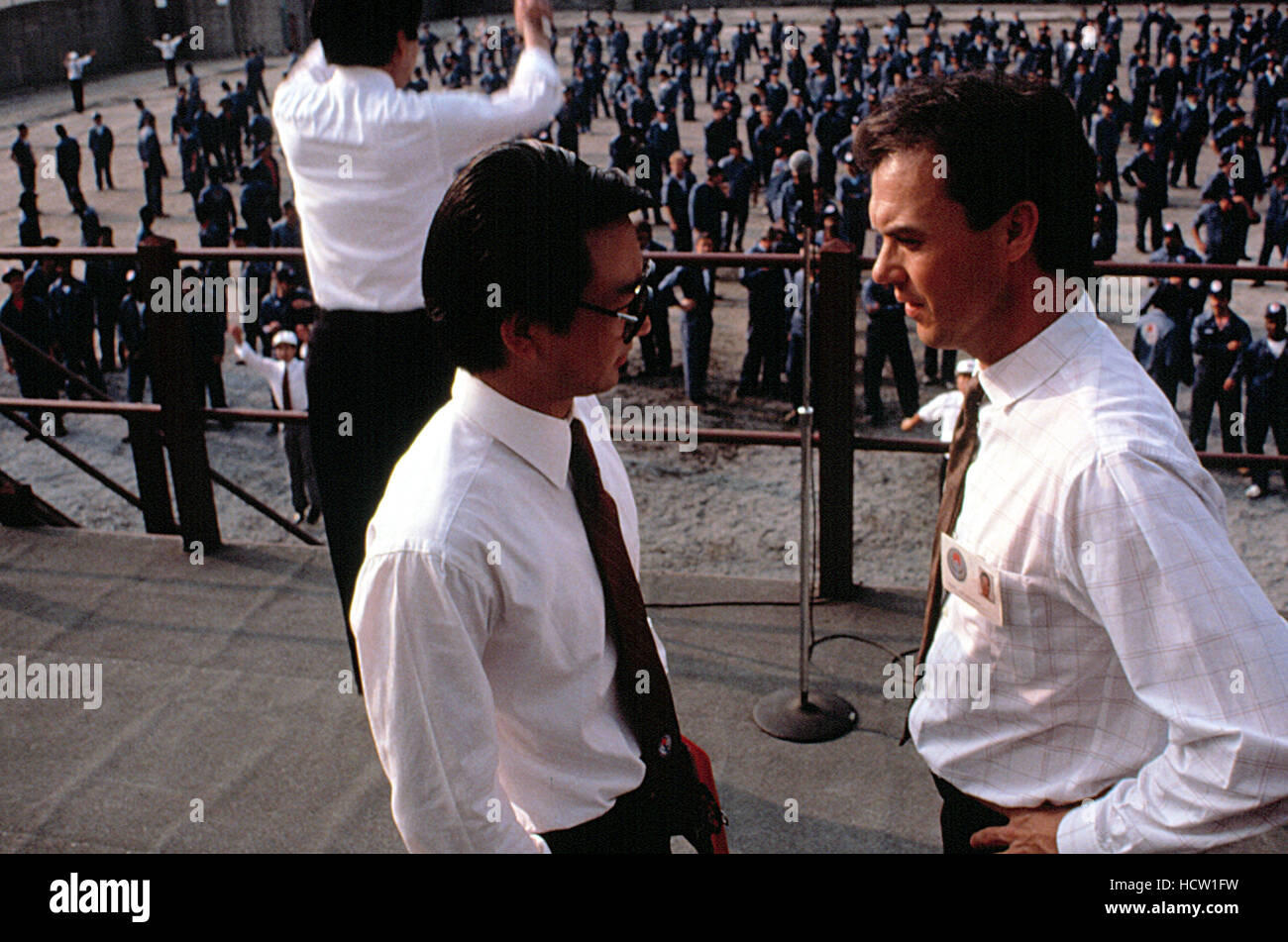 GUNG HO, Gedde Watanabe, Michael Keaton, 1986. ©Paramount Pictures/Courtesy Everett Collection