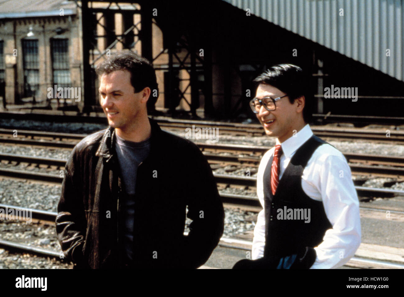 GUNG HO, Michael Keaton, Gedde Watanabe, 1986. (c) Paramount Pictures