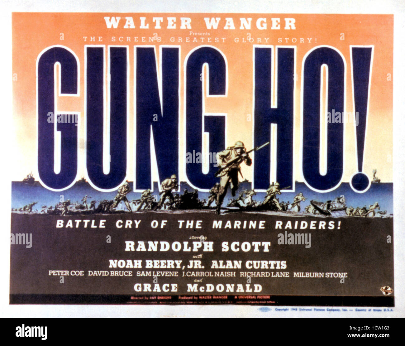 GUNG HO!, 1943 Stock Photo Alamy