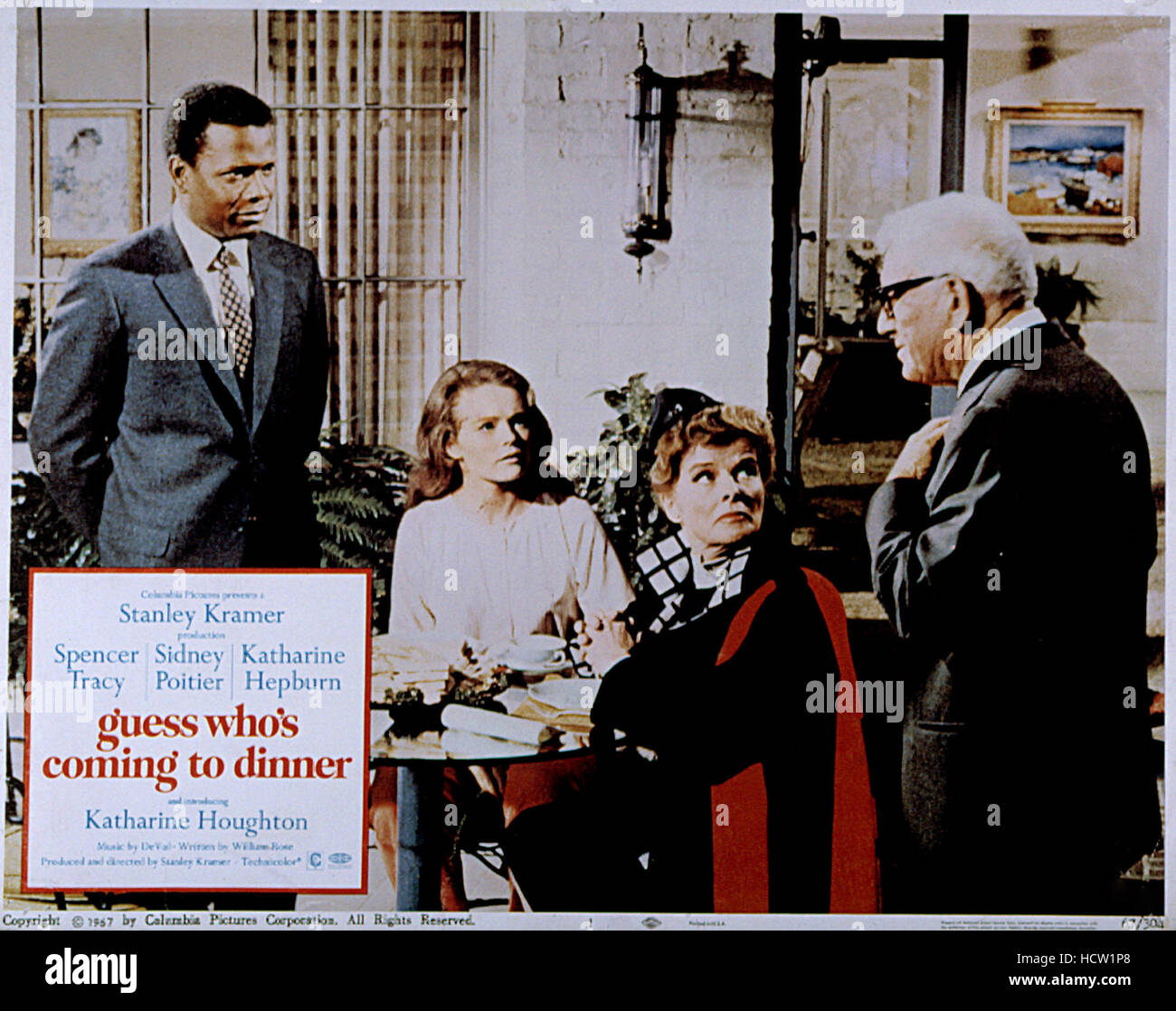 GUESS WHO S COMING TO DINNER Sidney Poitier Katharine Houghton guess-who-s-coming-to-dinner-sidney-poitier-katharine-houghton