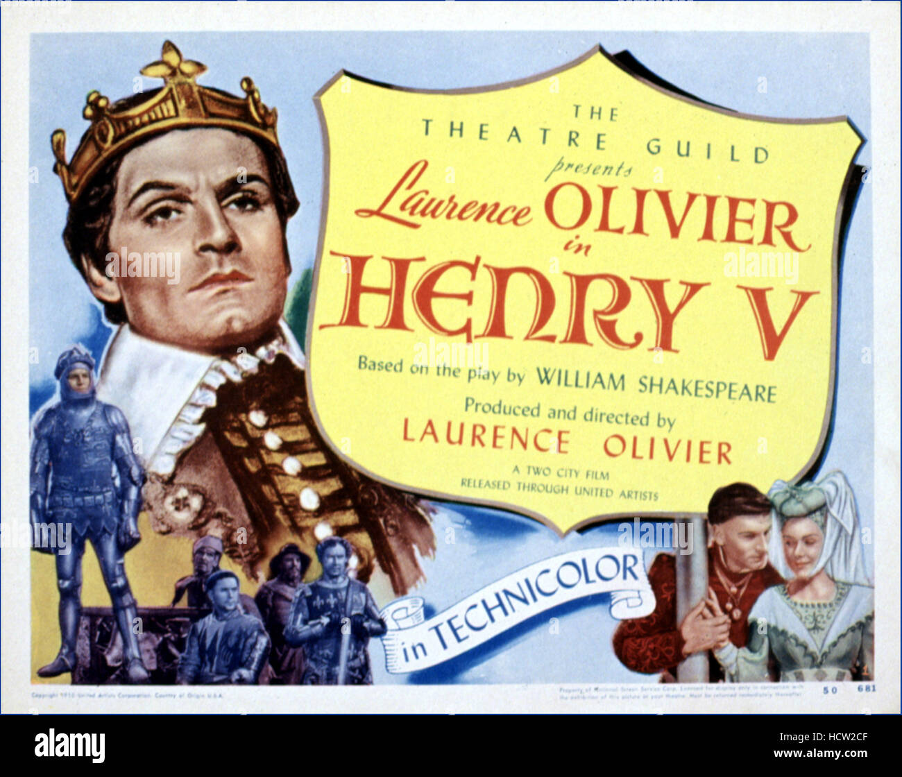 HENRY V, Laurence Olivier, 1945 Stock Photo Alamy
